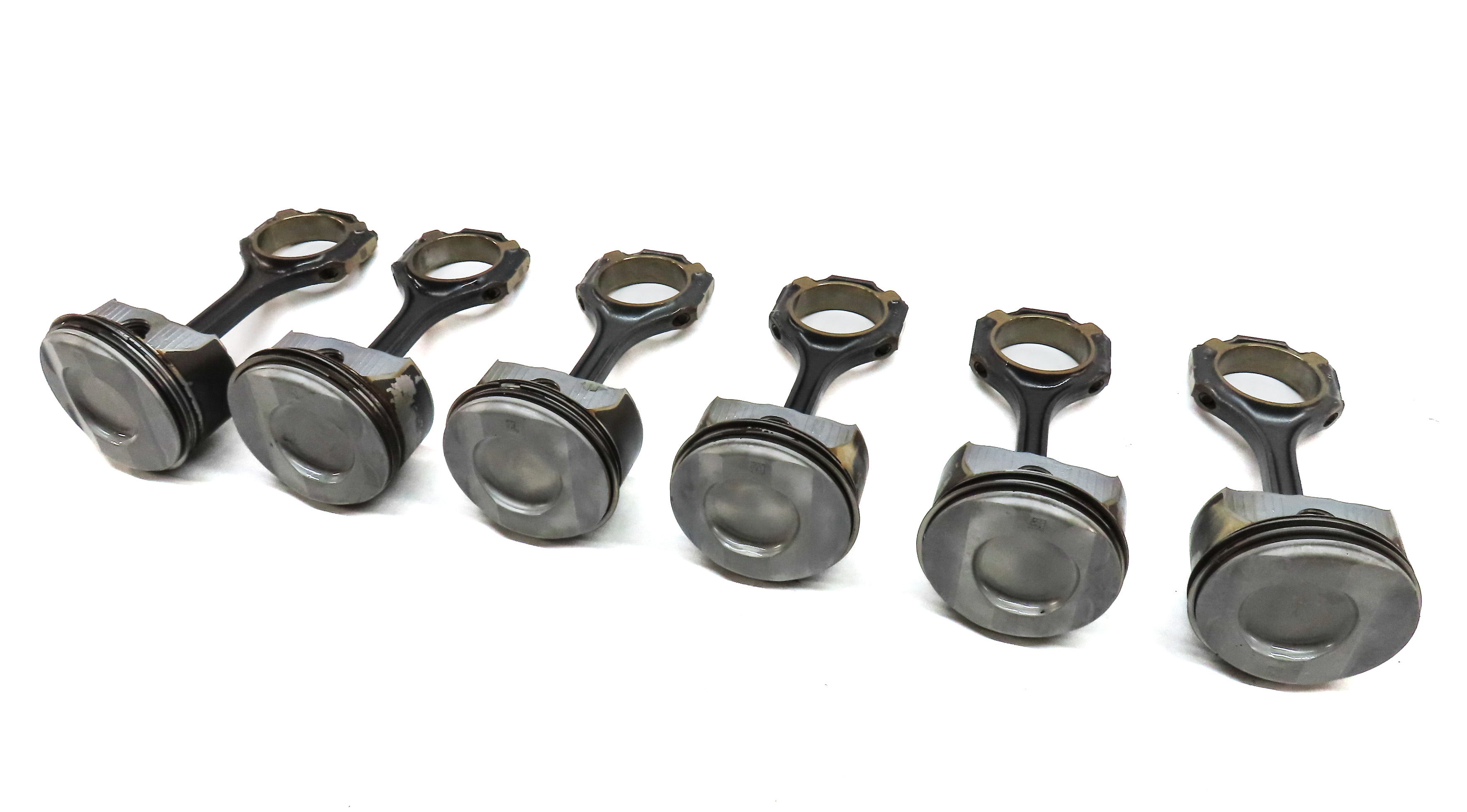 12-18 MERCEDES C300 C350 E350 GLE350 GLK350 ML350 SLK350 SLK350 3.5L PISTON SET6 — exact item pictured